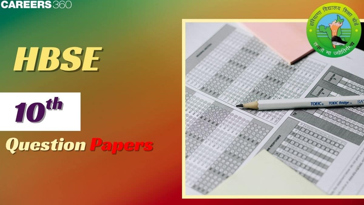 HBSE 10th Question Papers 2026 - Download HBSE Class 10 Previous Year Question Papers with Solution PDF